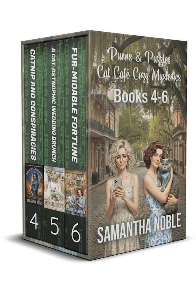 Purrs And Puzzles Cat Café Cozy Mysteries: Books 4-6