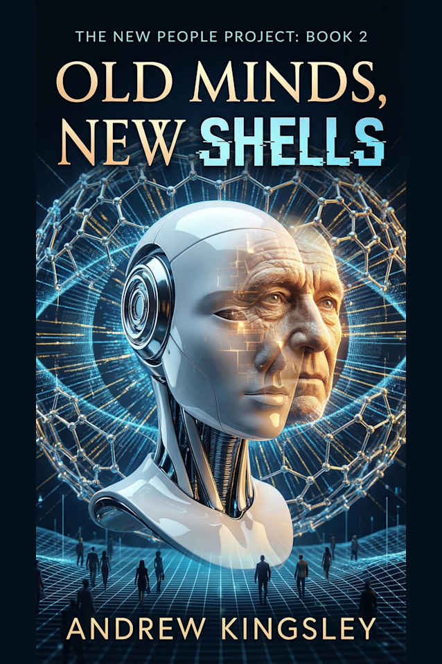 Old Minds, New Shells: A Near-Future Thriller of Better Minds, Bought Immortality, and an AI That Decides Our Fate (The New People Project Book 2)