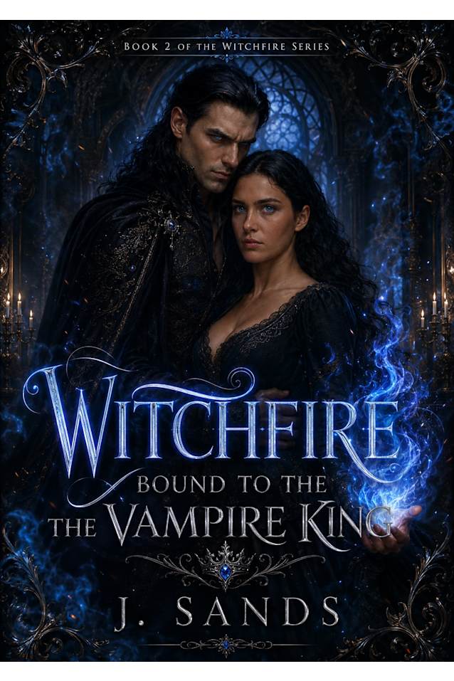 Witchfire Bound to the Vampire King: A Steamy Paranormal Romance Novel (Witchfire Series Book 2)