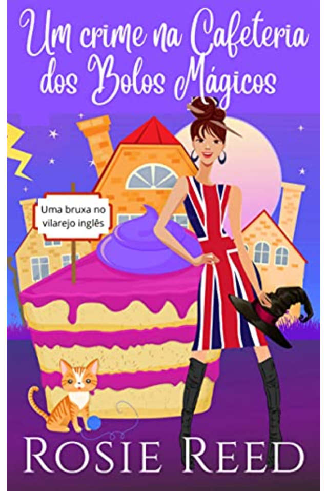 Um crime na cafeteria dos Bolos Mágicos: Um divertido e aconchegante mistério paranormal com uma pitada de romance! (Portuguese Edition)