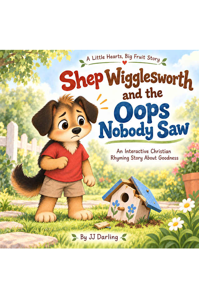 Shep Wigglesworth and the Oops Nobody Saw: An Interactive Christian Rhyming Story About Goodness (Little Hearts, Big Fruit)