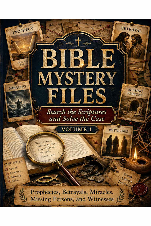 Bible Mystery Files: Search the Scriptures and Solve the Case 