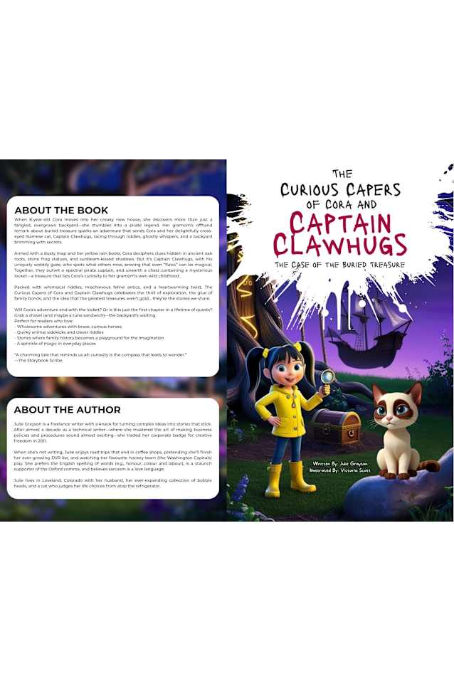 The Curious Capers of Cora and Captain Clawhugs: The Case of the Buried Treasure