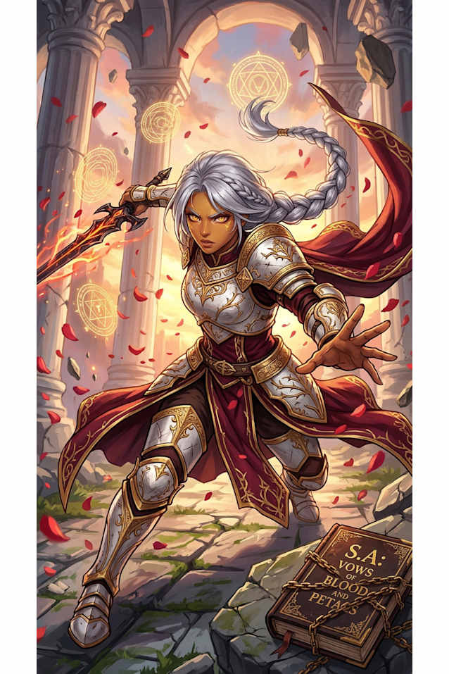 S.A: Vows of Blood and Petals: A Dark Fantasy Romance (Collection) (SwornSlayer Archives Season 1)