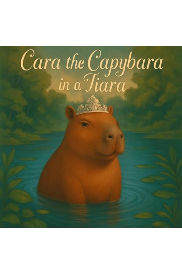 Cara the Capybara in a Tiara
