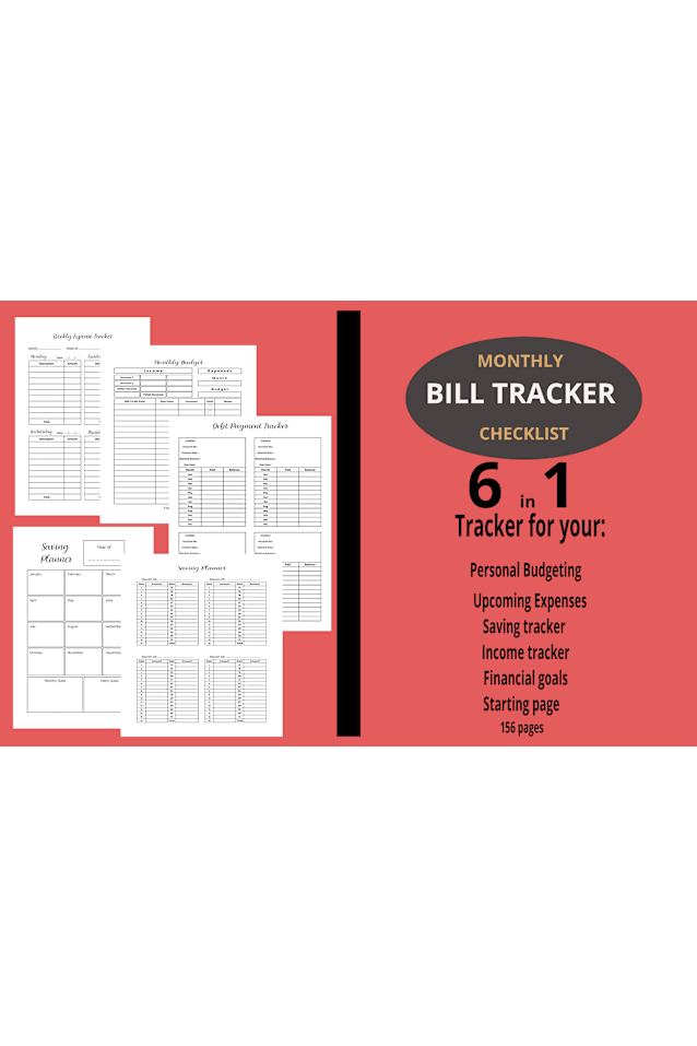 Monthly Bill Tracker Checklist