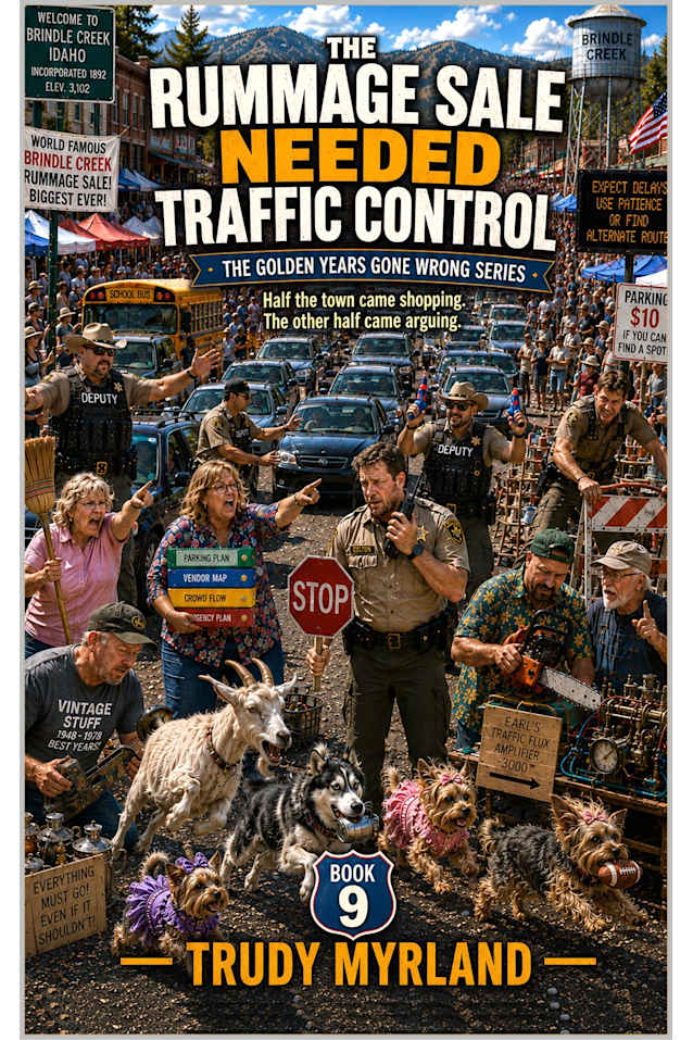 The Rummage Sale Needed Traffic Control: BOOK NINE (The Golden Years Gone Wrong 9)