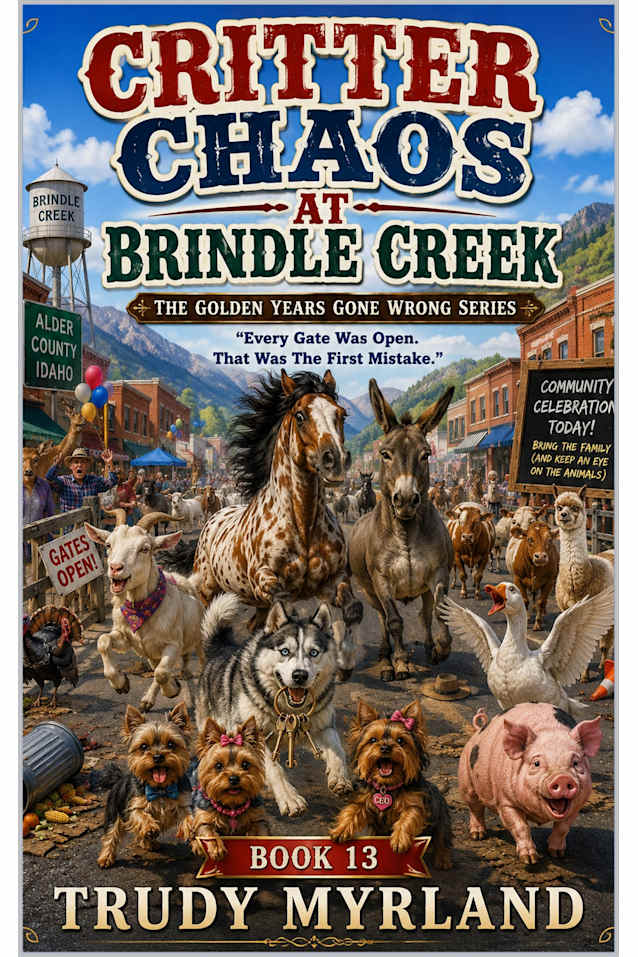 Critter Chaos At Brindle Creek: Book Thirteen (The Golden Years Gone Wrong 13)
