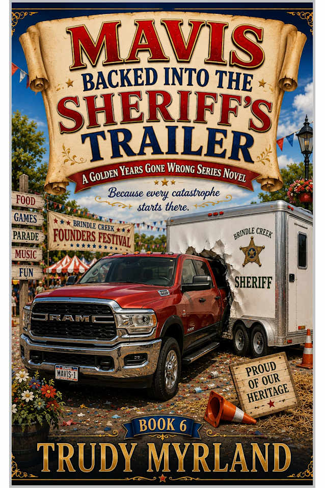 Mavis Backed Into The Sheriff’s Trailer: BOOK SIX (The Golden Years Gone Wrong 6)