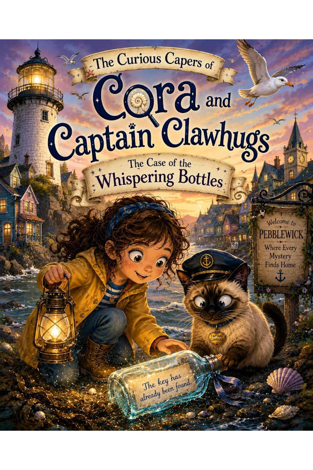 The Curious Capers of Cora and Captain Clawhugs: The Case of the Whispering Bottles