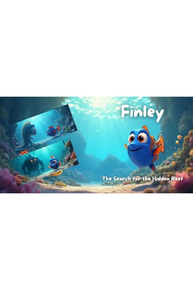 Bedtime Stories: The Secret of the Hidden Reef: A Finley Adventure (Kids, toddlers, bedtime reading picture books Book 1)