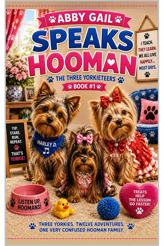 Abby Gail Speaks HOOMAN (The Three Yorkieteers Book 1)
