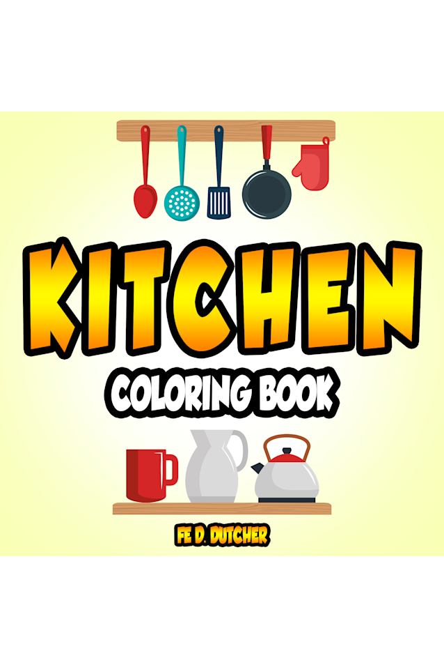 Kitchen Coloring Book