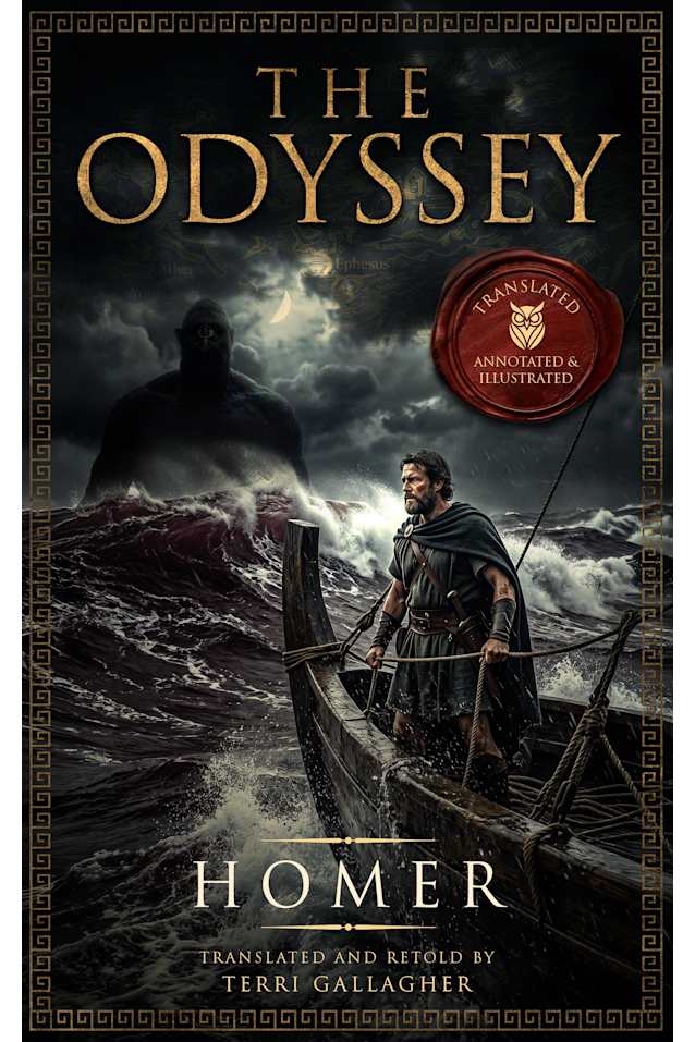 The Odyssey: A Modern Retelling of the Voyage of Odysseus — Translated, Annotated and Illustrated