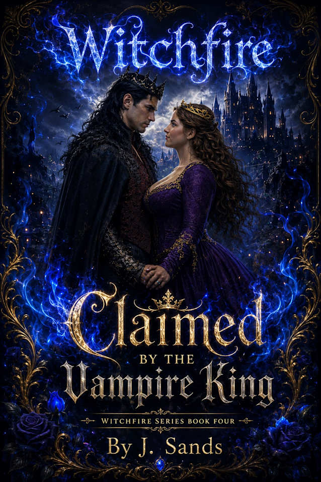 Witchfire Claimed by the Vampire King: A Steamy Paranormal Romance Novel (Witchfire series book 4)