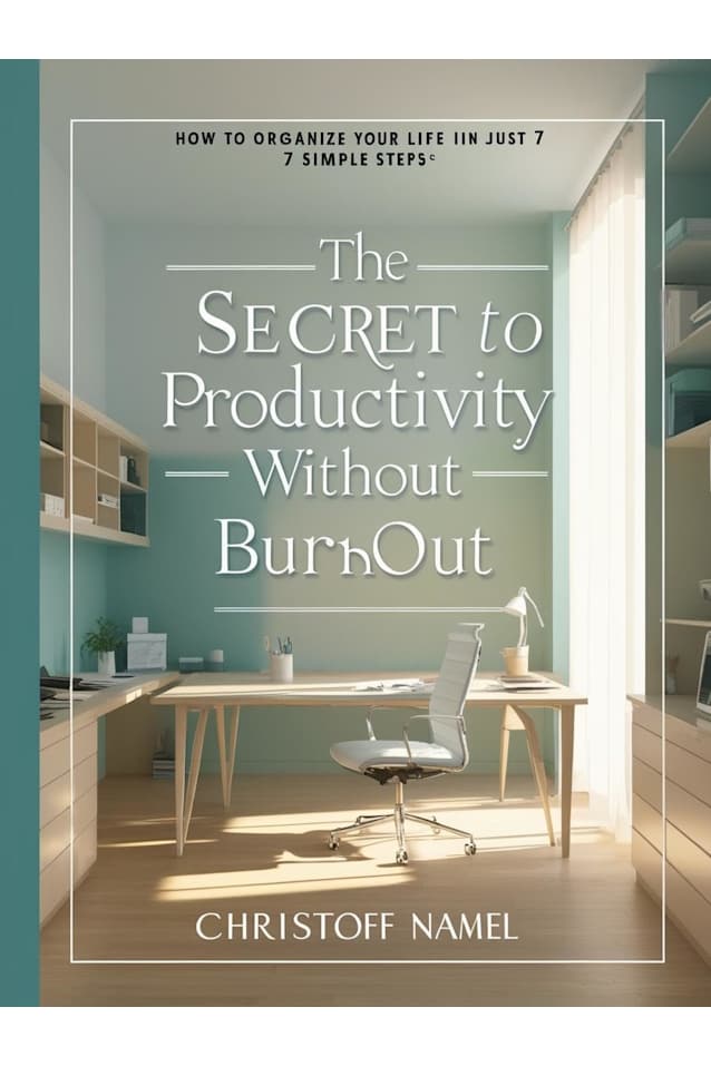 The Secret to Productivity Without Burnout: How to Organize Your Life in Just 7 Simple Steps