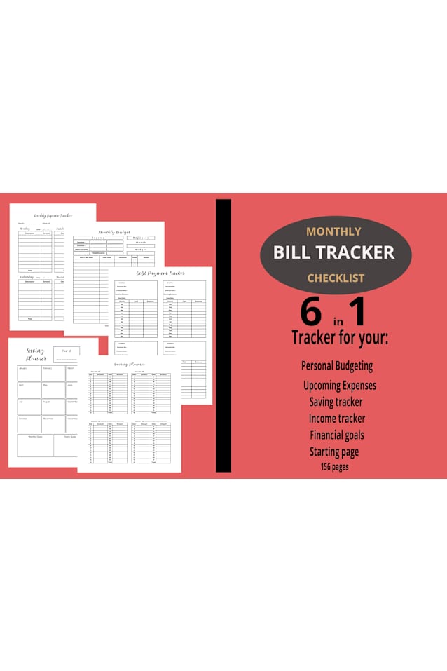Monthly Bill Tracker Checklist: Manage your monthly finances, keep track of upcoming bills, and effectively monitor your subscriptions.