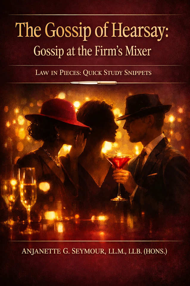 The Gossip of Hearsay: Gossip at the Firm’s Mixer: Law in Pieces: Quick Study Snippets
