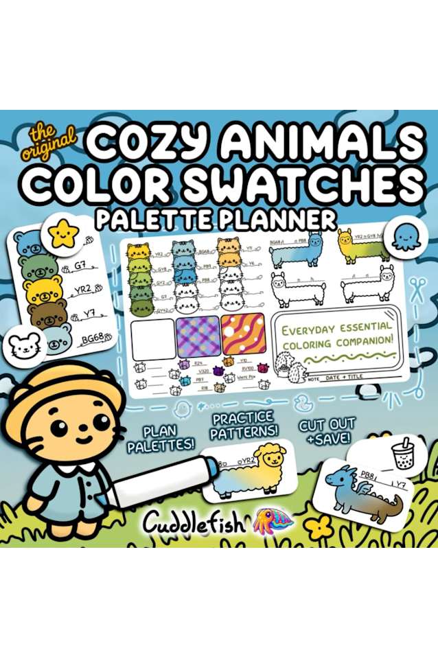 Cozy Animals Color Swatches