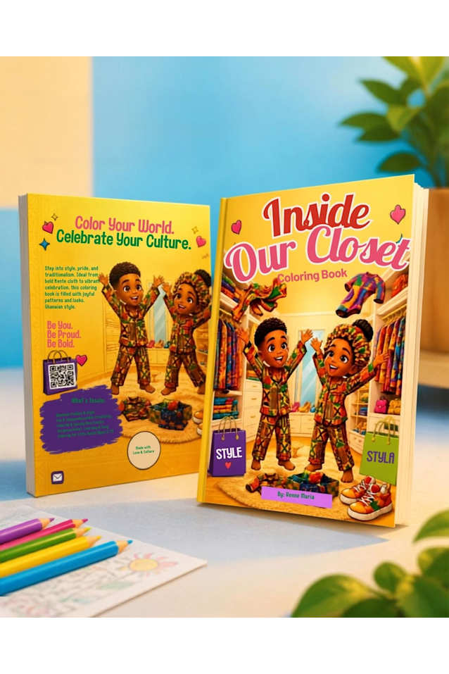 Inside Our Closet Coloring Book