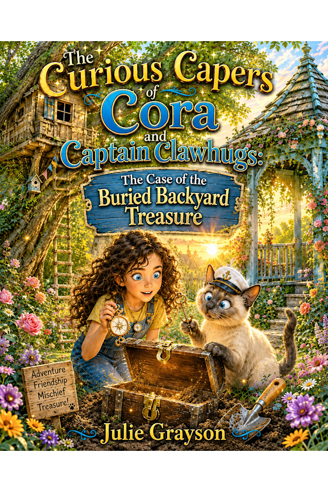 The Curious Capers of Cora and Captain Clawhugs: The Case of the Buried Backyard Treasure 