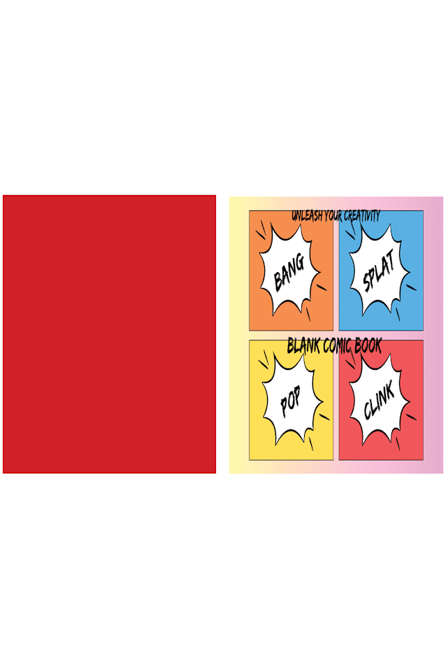 Blank Comic Book To Unleash Your Creativity