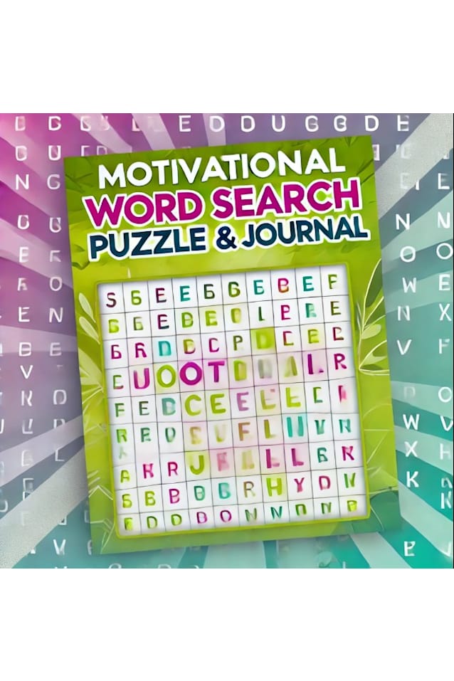 Motivational Word Search Puzzle & Journal
