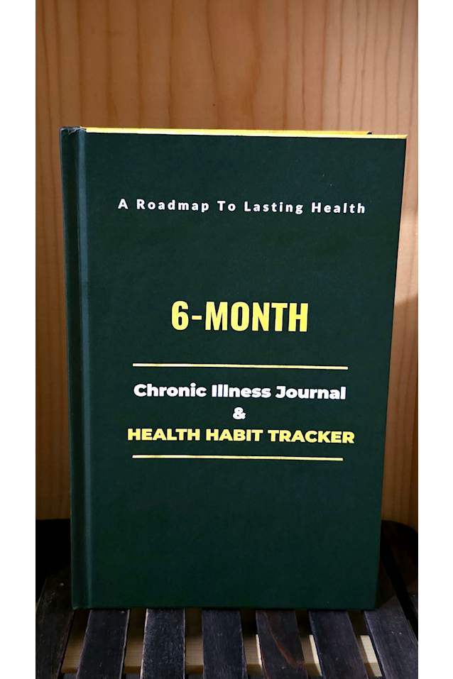 6-Month Chronic Illness Journal & Health Habit Tracker