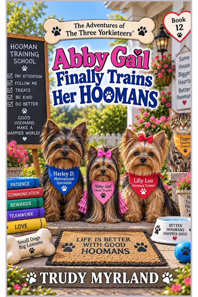 Abby Gail Finally Trains Her HOOMANS (The Three Yorkieteers Book 12)