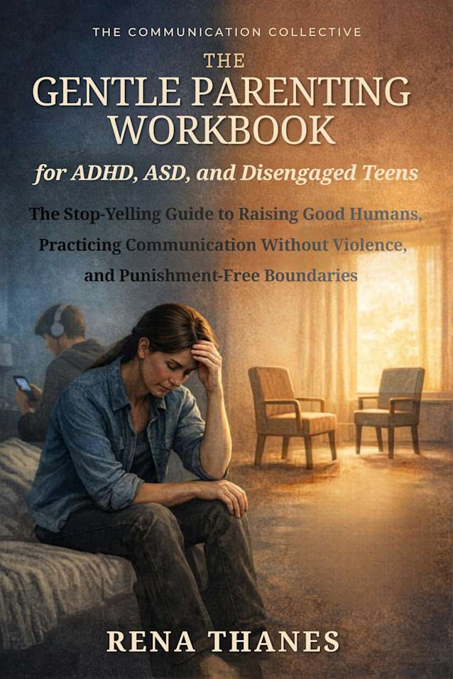 The Gentle Parenting Workbook for ADHD, ASD and Disengaged Teens: The Stop-Yelling Guide to Raising Good Humans, Practicing Communication Without Violence ... Boundaries (The Communication Collective)