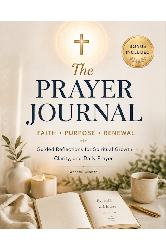 THE PRAYER JOURNAL ✨ Faith • Purpose • Renewal: Guided Reflections for Spiritual Growth, Clarity, and Daily Prayer