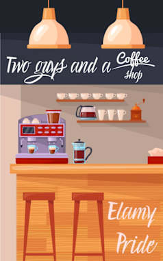 Two guys and a Coffee Shop