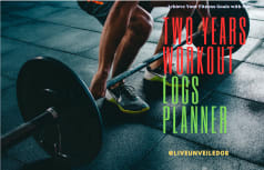 TWO YEARS WORKOUT LOGS PLANNER