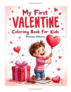 My First Valentine Coloring Book for Kids Paperback