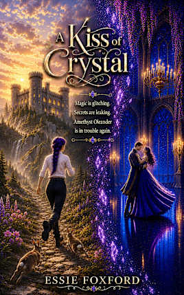 A Kiss of Crystal: A humorous romantic fantasy adventure (Genius Consultants Book 2)