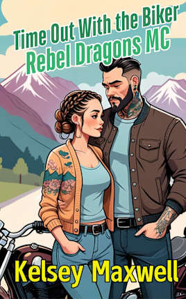 Time Out With The Biker: An Age Gap, Father’s Best Friend, Snowed-in MC Cozy Romance (Rebel Dragons MC) (Rebel Dragons Motorcycle Club Book 1)