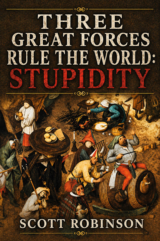 Three Great Forces Rule the World: Stupidity