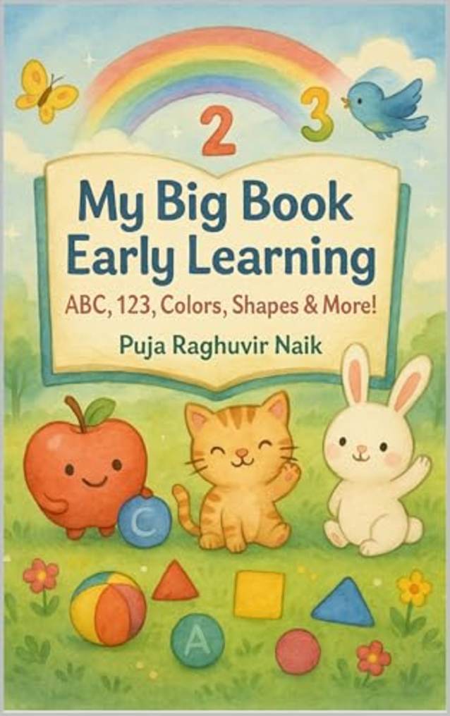My Big Book of Early Learning: Toddler Workbook for Letters, Numbers, Colors & Shapes — Preschool Learning Ages 2–5