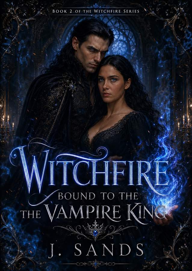Witchfire Bound to the Vampire King: A Steamy Paranormal Romance Novel (Witchfire Series Book 2)
