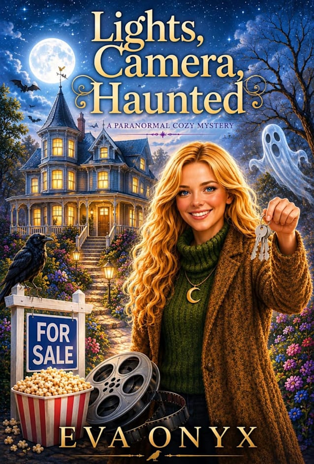 Lights, Camera, Haunted: A Paranormal Cozy Mystery by the Sea (Paranormal Realtor Cozy Mysteries Book 2)