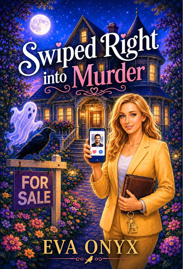 Swiped Right into Murder: a cozy ghost mystery (Paranormal Realtor Cozy Mysteries Book 7)