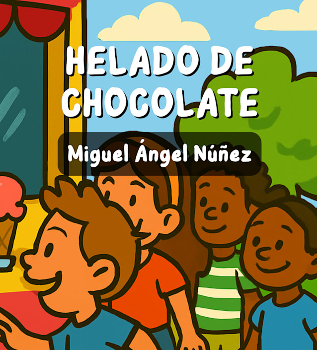 Helado de chocolate