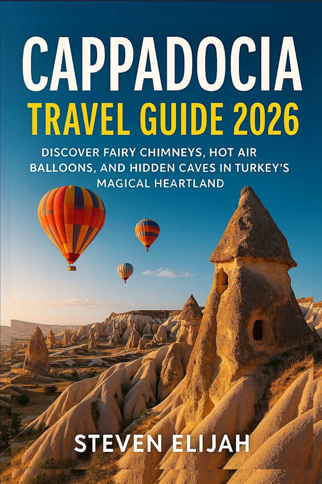 Cappadocia Travel guide 2026: Discover Fairy Chimneys, Hot Air Balloons, and Hidden Caves in Turkey’s Magical Heartland (Every travelers guide Book 34)