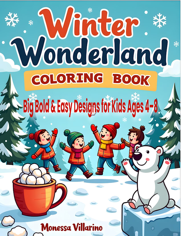Winter Wonderland Coloring Book