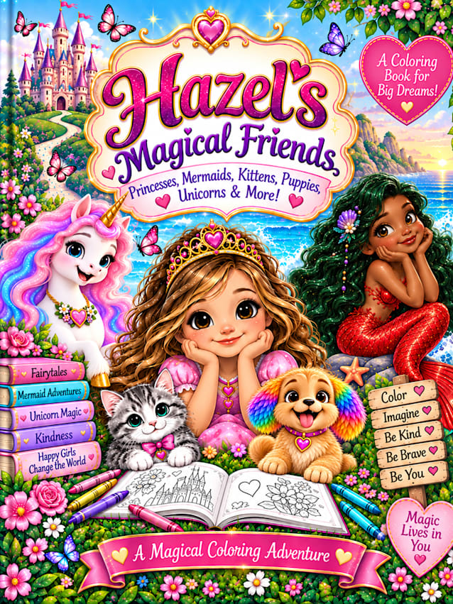 Hazel's Magical Friends: A Magical Coloring Adventure