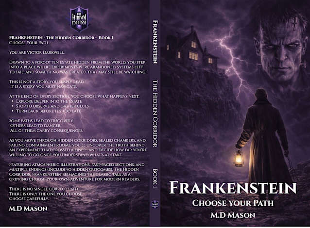 Frankenstein: The Hidden Corridor — where you can choose your own path… but be careful which path you choose.