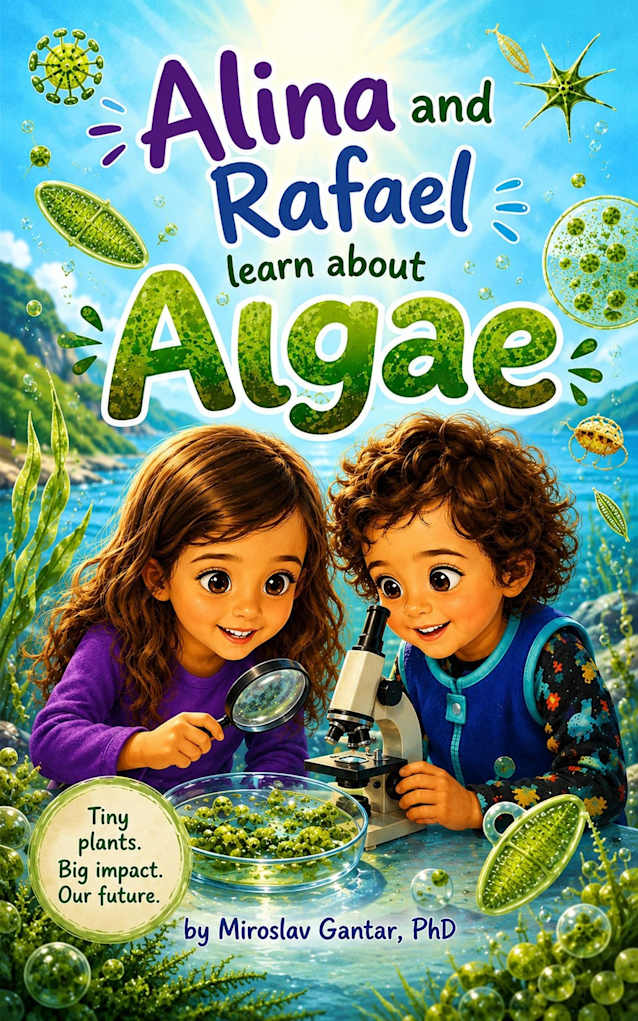 Alina and Rafael Learn About Algae: Children’s Algology Book (Microbiology for kids)