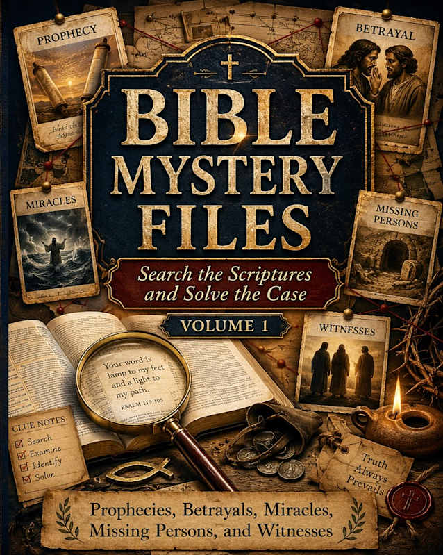 Bible Mystery Files: Search the Scriptures and Solve the Case 