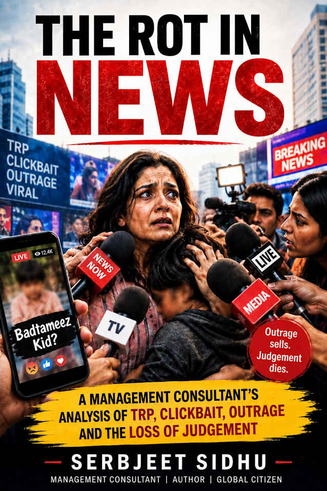 THE ROT IN NEWS: A Management Consultant’s Analysis of TRP, Clickbait, Outrage and the Loss of Judgement
