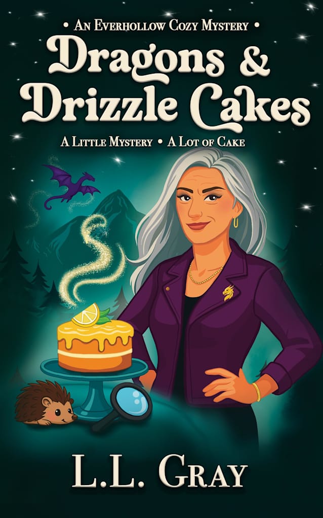 Dragons & Drizzle Cakes: An Everhollow Cozy Mystery (Everhollow Cozy Mysteries Book 1)